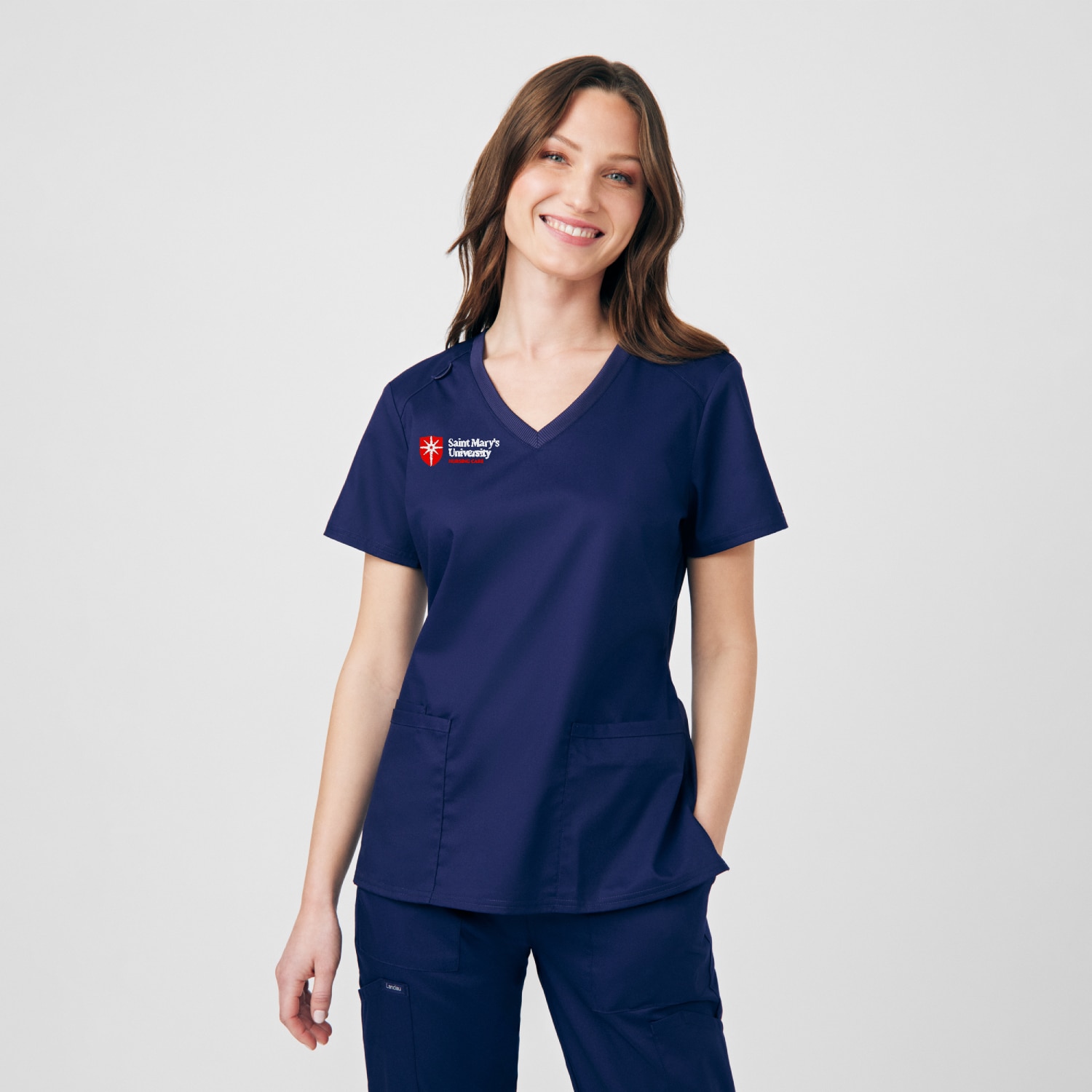 ProFlex Womens V-Neck  Scrub Top (LT105 Logoed)
