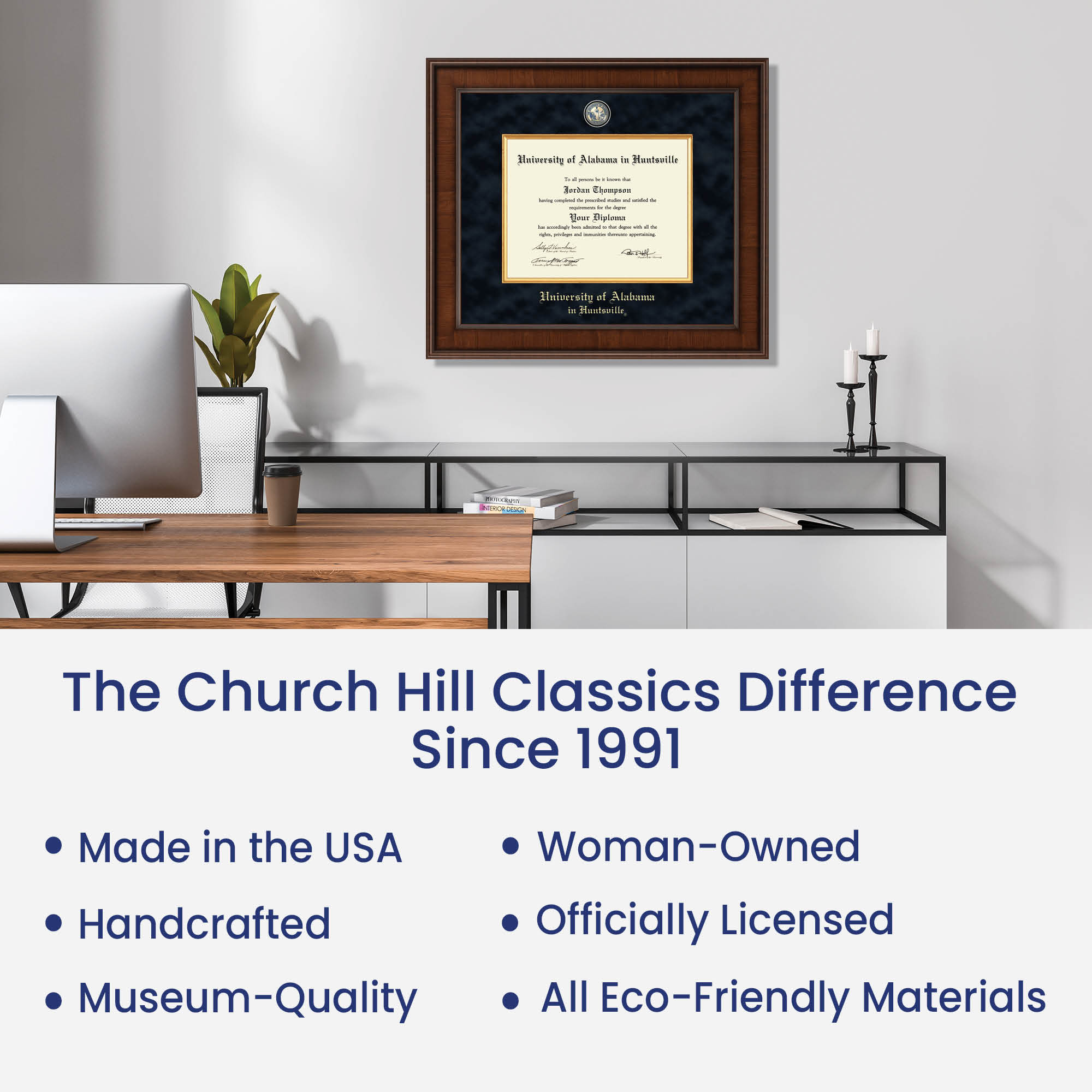 8 Differences Between Quality & Cheap Diploma Frames - Church Hill Classics  Blog