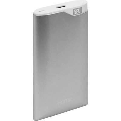 iHome Slim Power Bank Silver