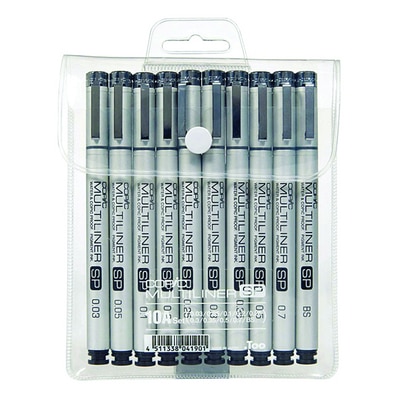 Copic(R) Multiliner SP Set, 10 Pieces