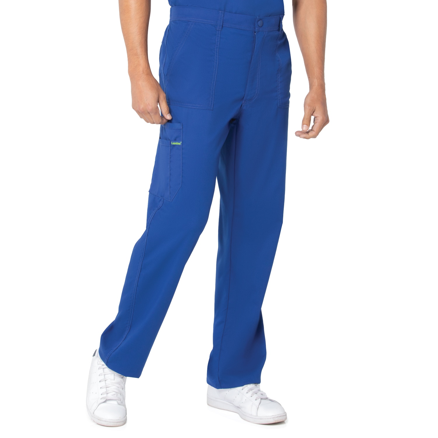 Men's Cargo Drawsting Scrub Bottoms