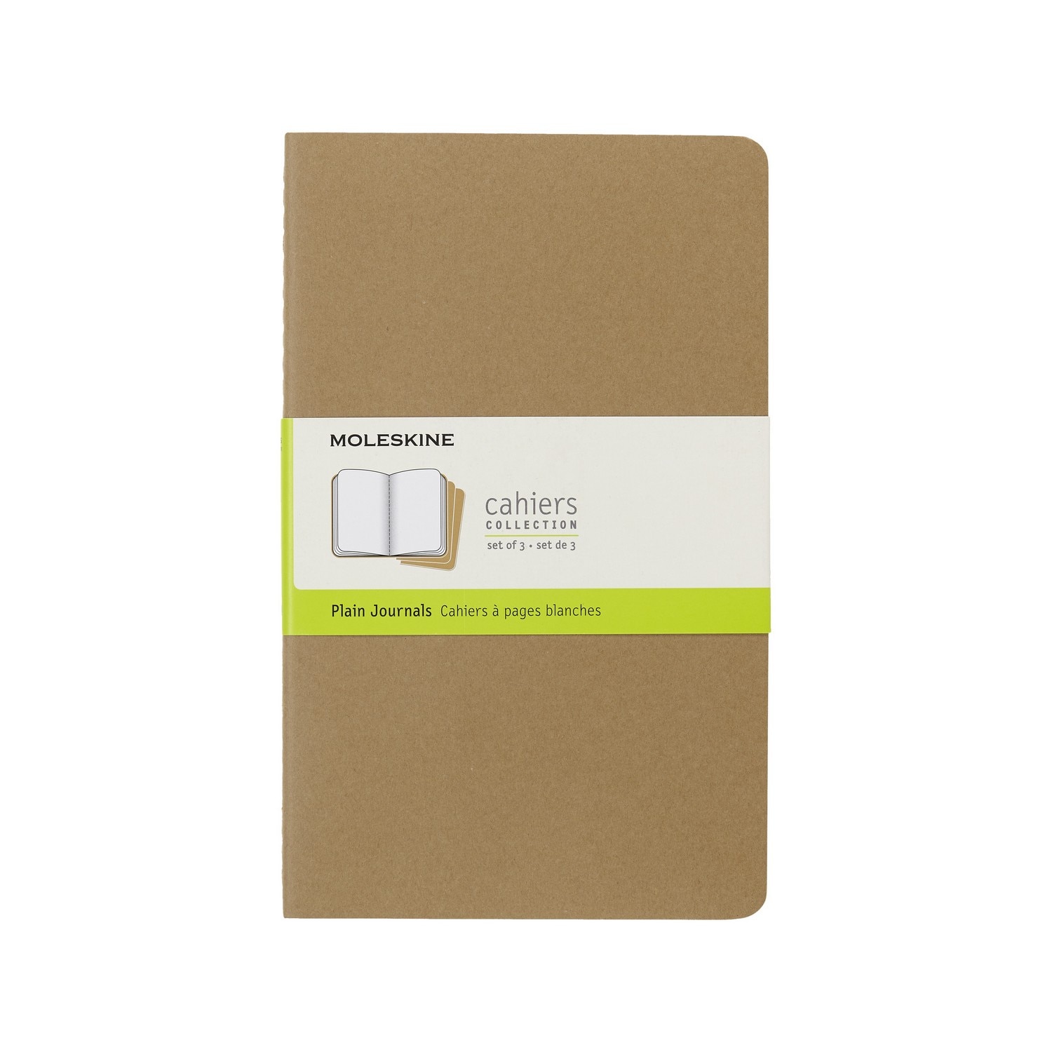 Moleskine Cahier Journal (Set of 3) Plain Soft Cover
