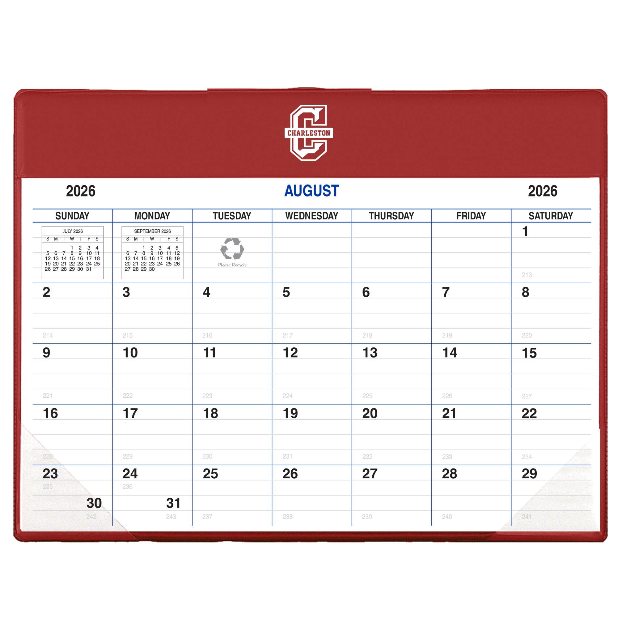 Payne '26-'27 Imprinted Academic Calendar Pad