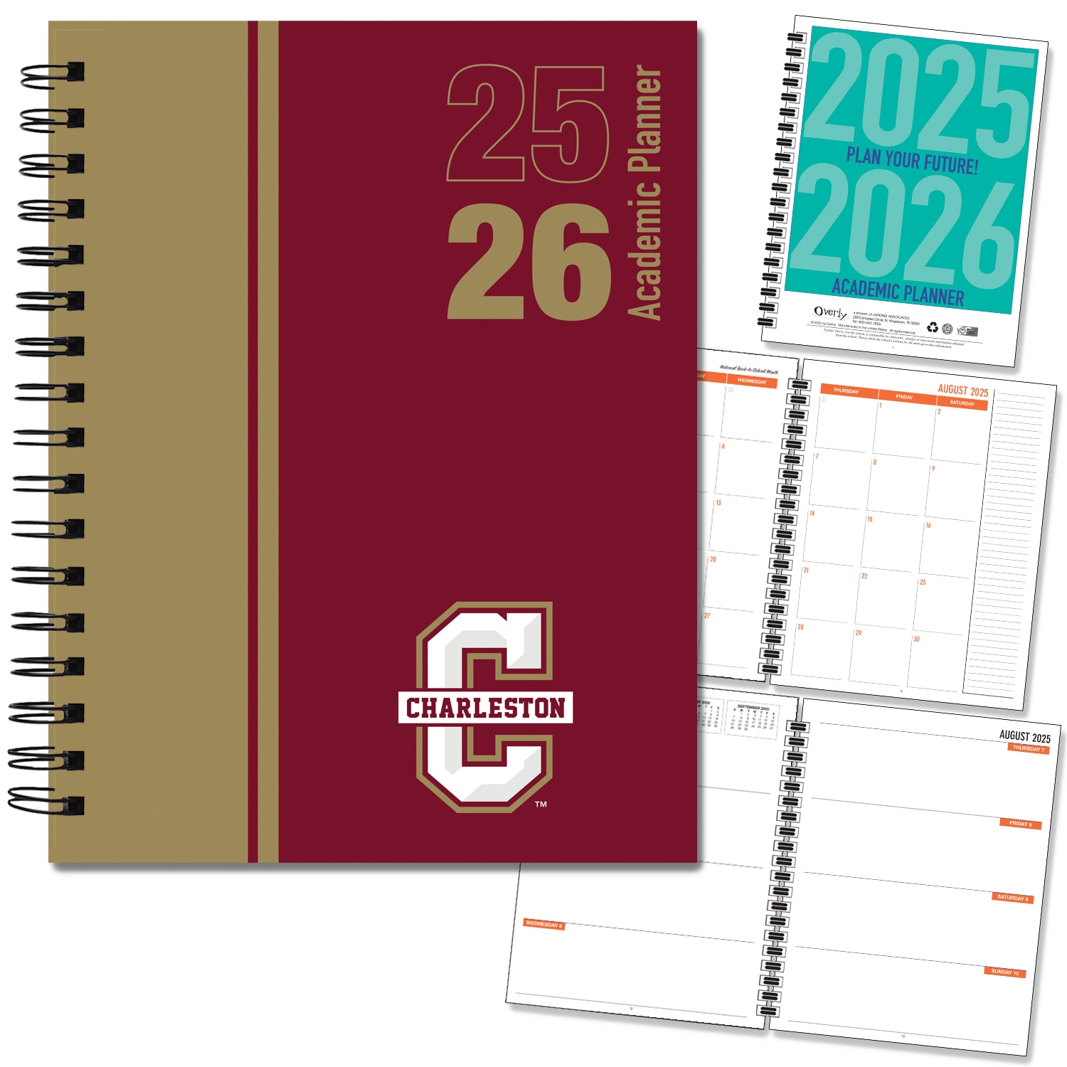 Traditional Primary Mark Hard Cover Imprinted Planner 25-26 AY 7x9