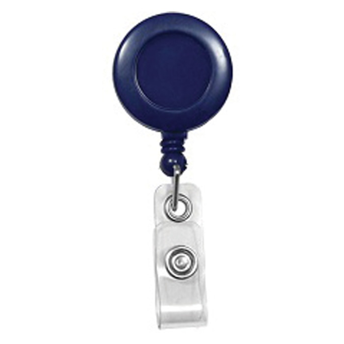 Retractable Id Tag Blue