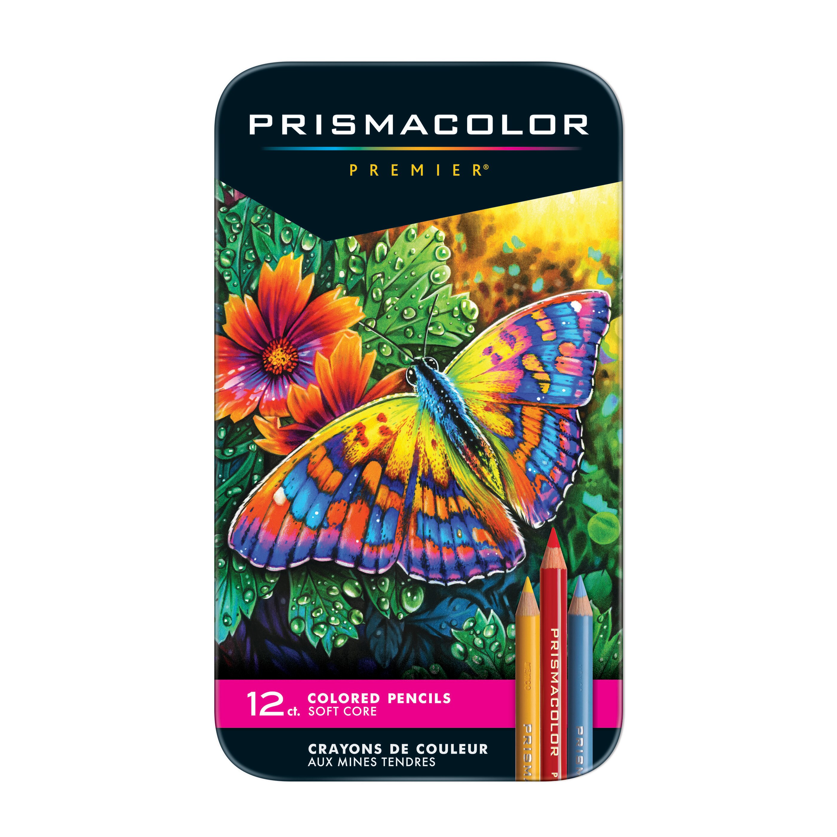 Prismacolor Premier Thick Core Colored Pencil Set, 12-Colors