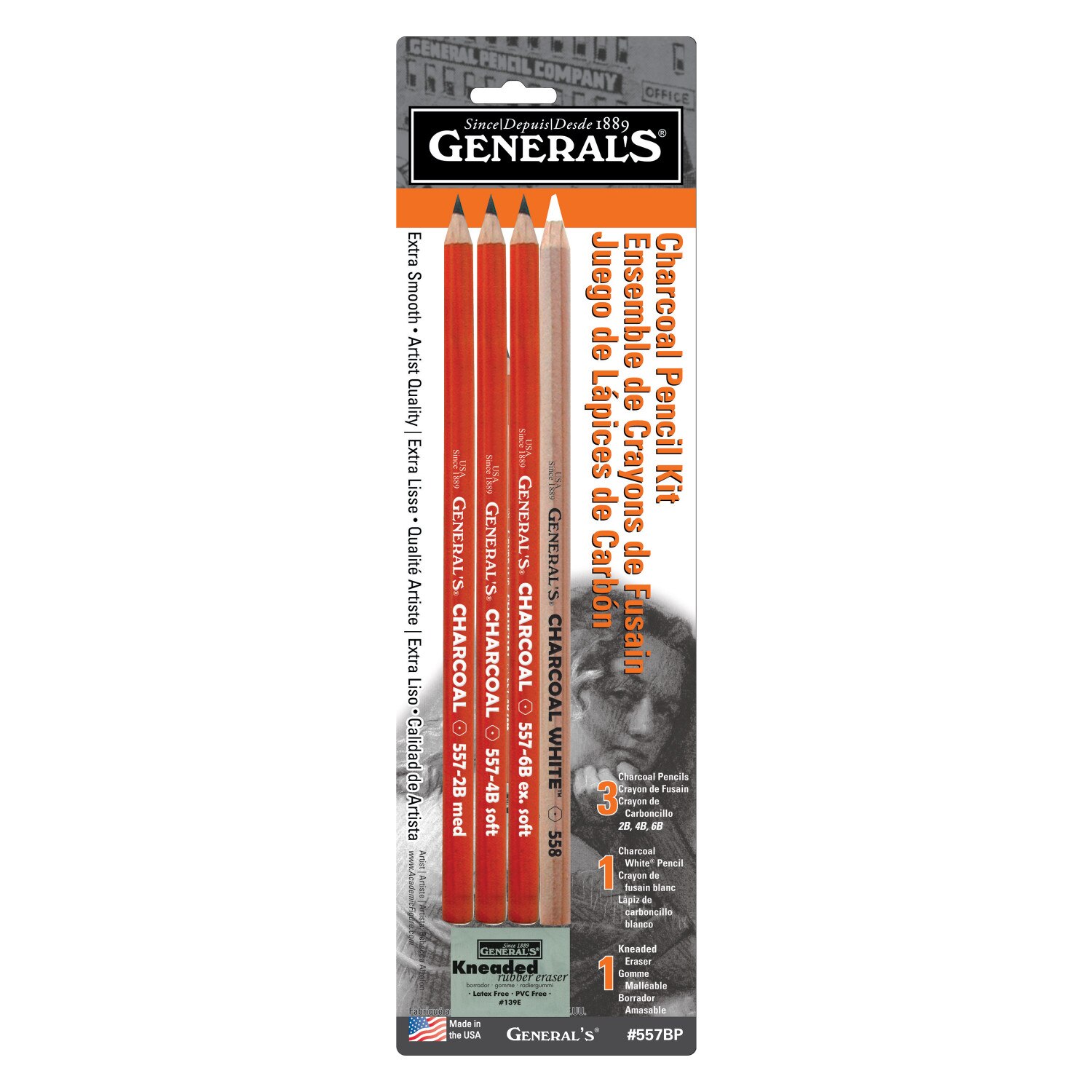 General'S Charcoal Pencil Kit