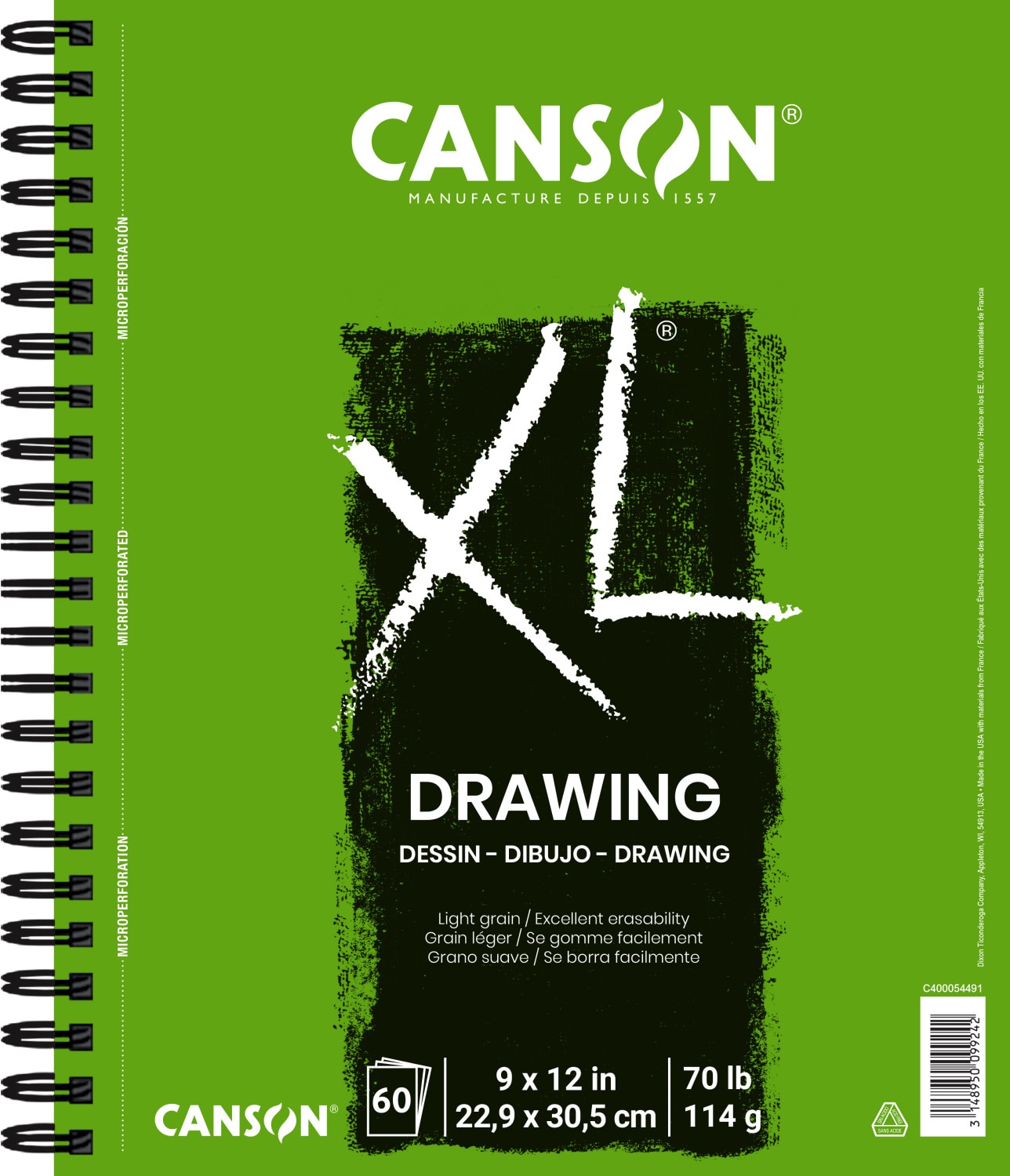 Canson Xl Pad 12X9