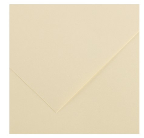 Canson Colorline Paper, 19" x 25", Cream, 10 Sheets/Pkg.
