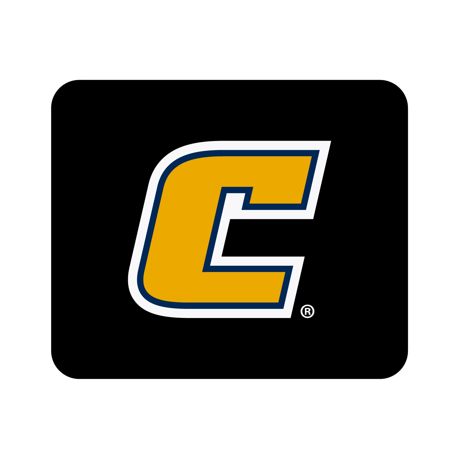 University of Tennessee at Chattanooga - Black Mousepad, Classic V1