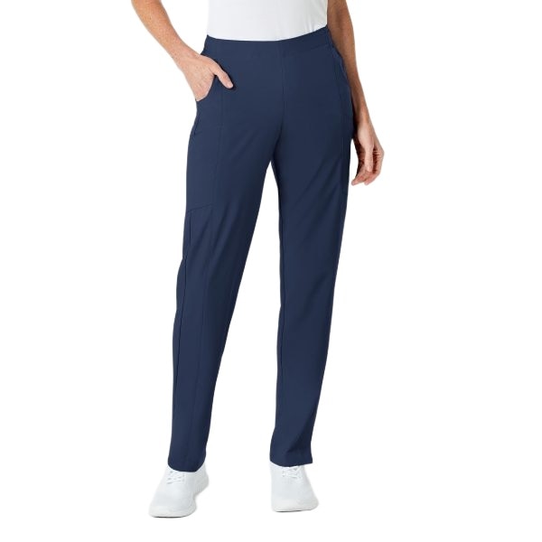 WonderWink W123 Women's Flat Front Double Cargo Scrub Pant, 5155 Petite