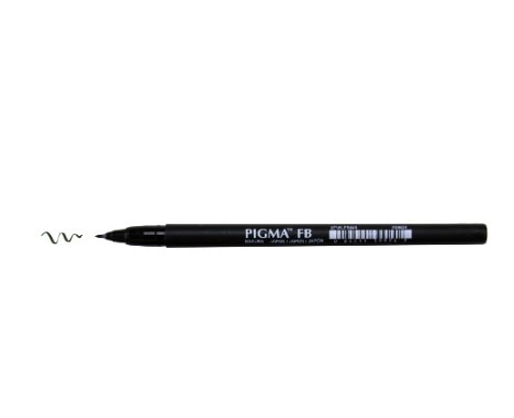 Pigma Professional Brush Pens, Fine Brush Black