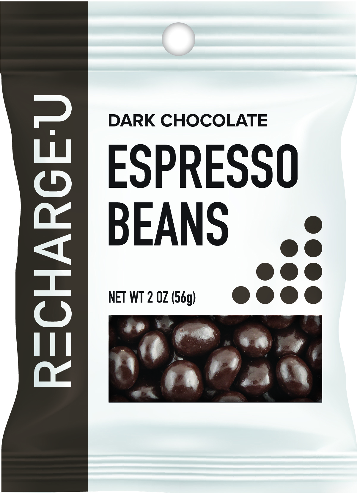 DARK CHOCOLATE ESPRESSO BEANS - RECHARGEU