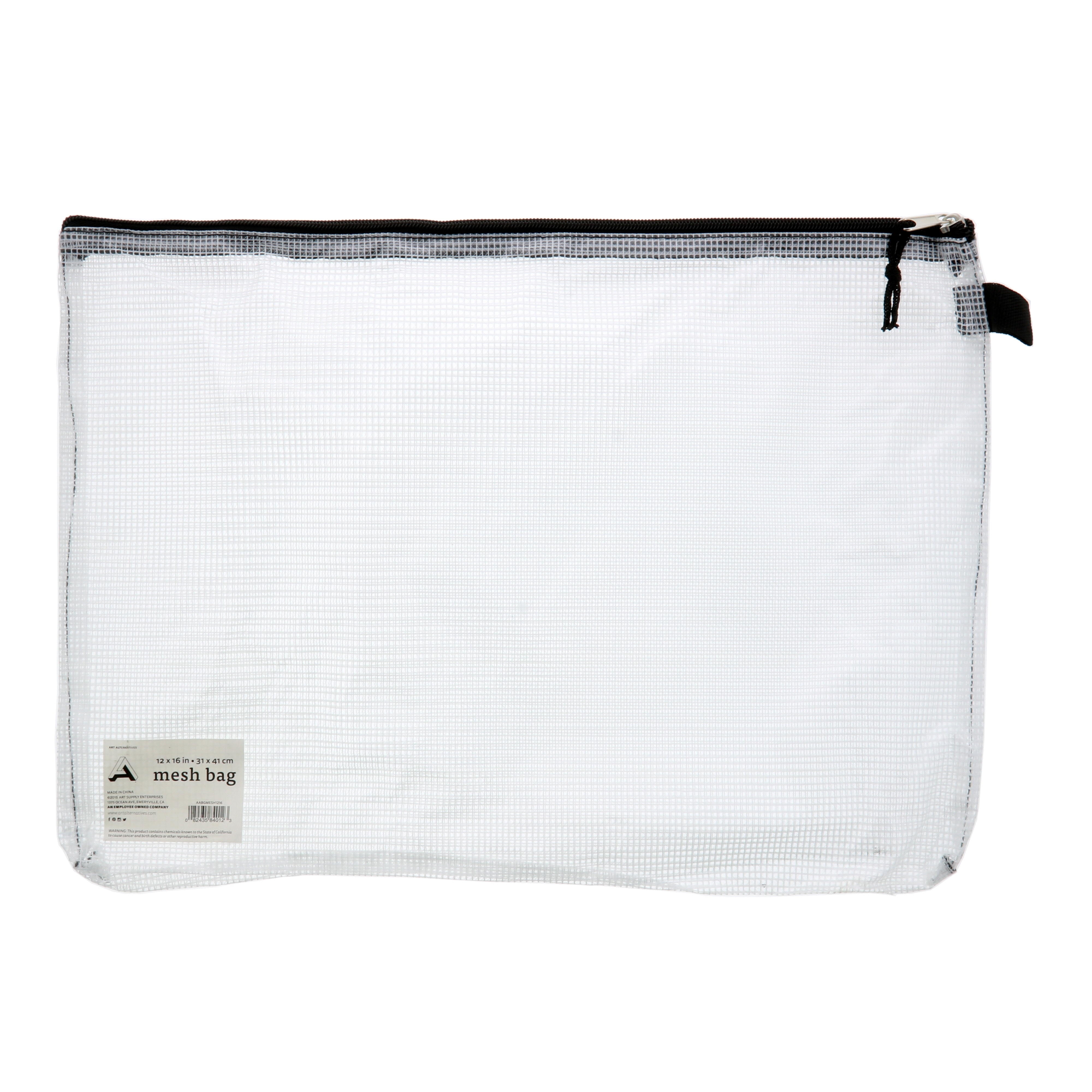 Art Alternatives White Mesh Bag, 12" x 16"