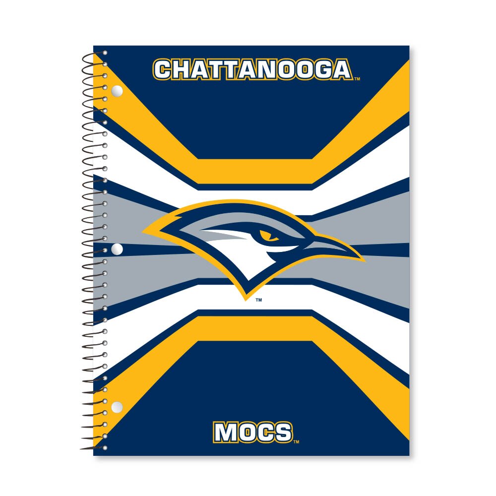 Digi Color Warp 1 Subject 11"x8.5" 70 Count College Ruled Spiral Notebook