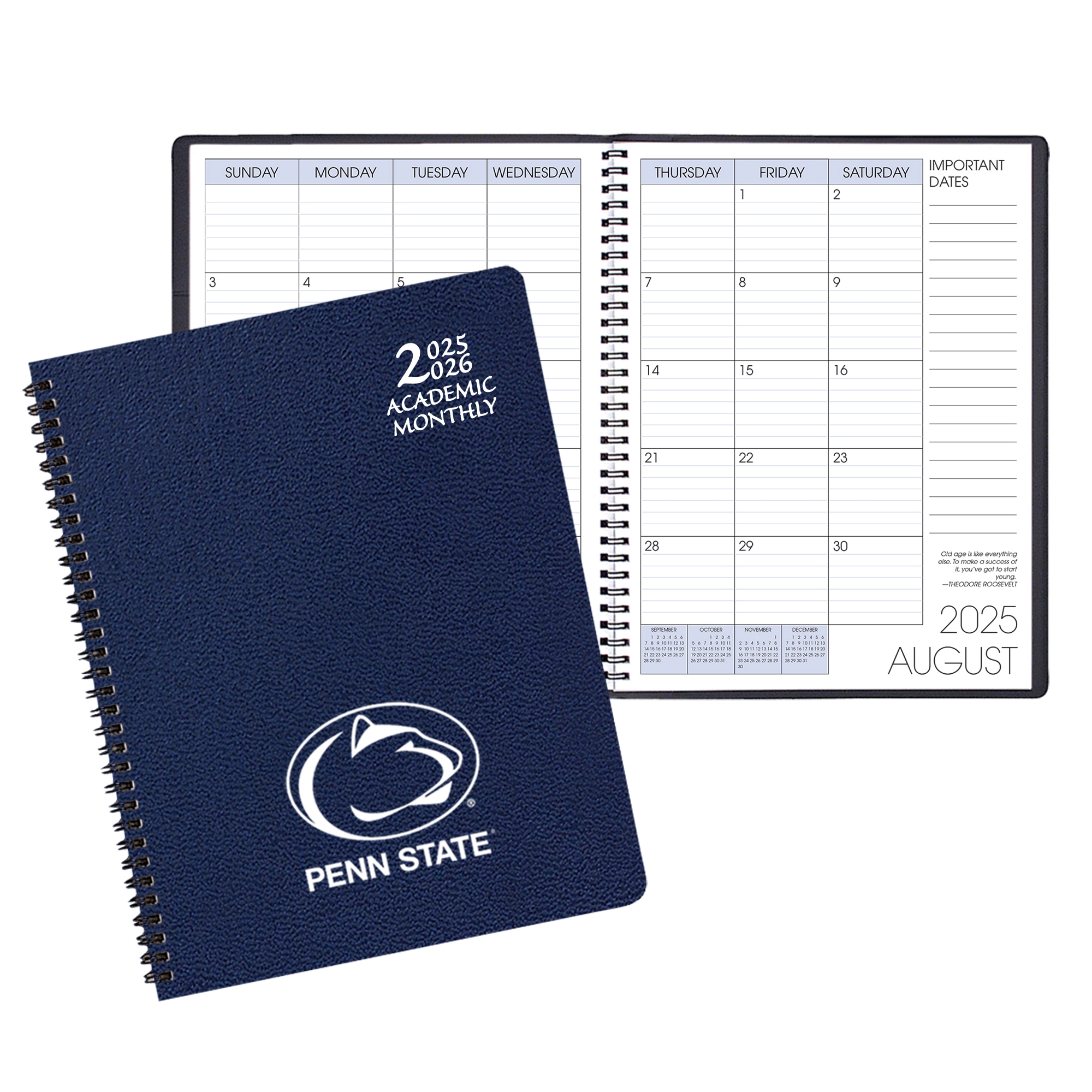 Payne 25-26 Imprinted Academic Monthly Planner 8.5"x11"