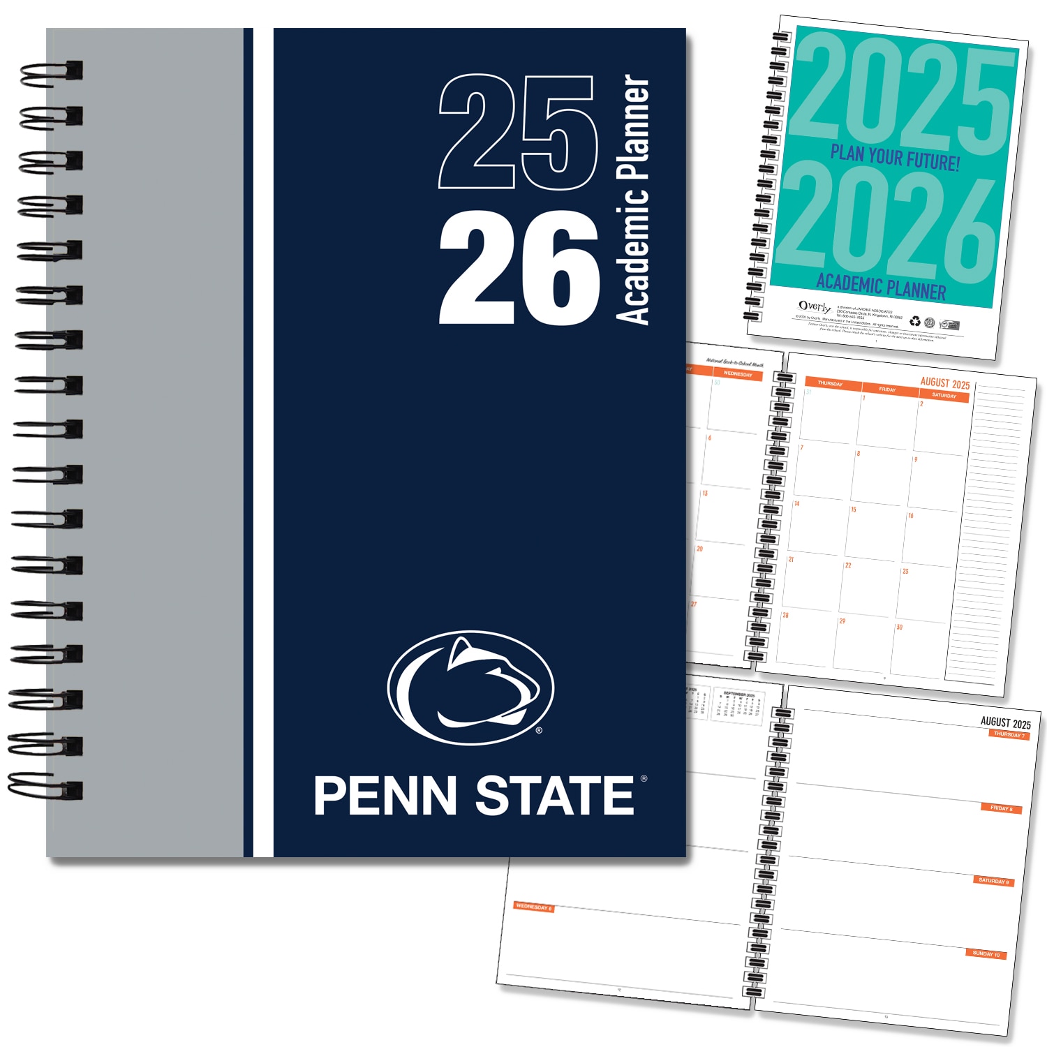 Traditional Primary Mark Hard Cover Imprinted Planner 25-26 AY 7x9