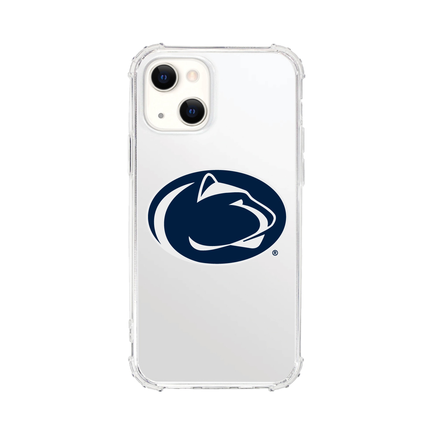 Penn State University- Clear Tough Edge Phone Case, Classic - iPhone 15