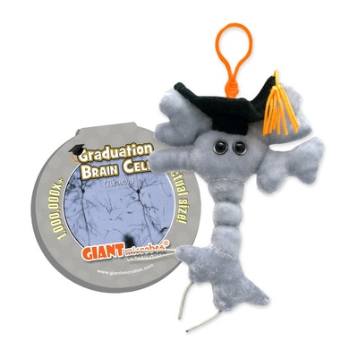 Graduation Brain Cell Keychain