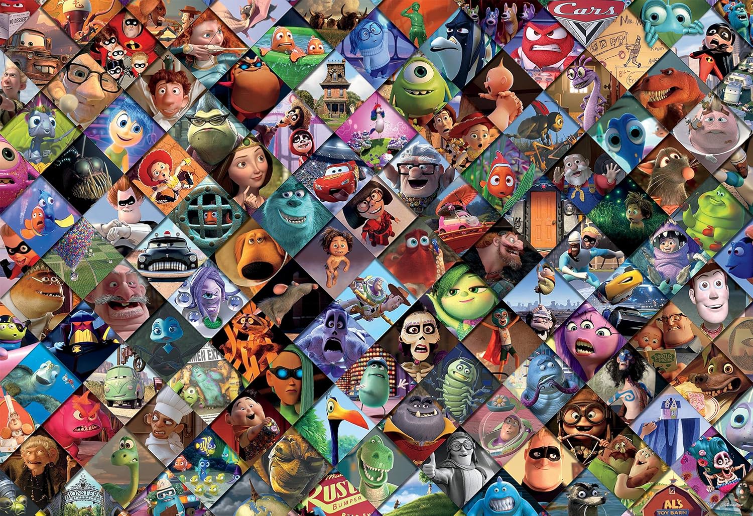 Disney Pixar Clips - 2000 Piece Puzzle