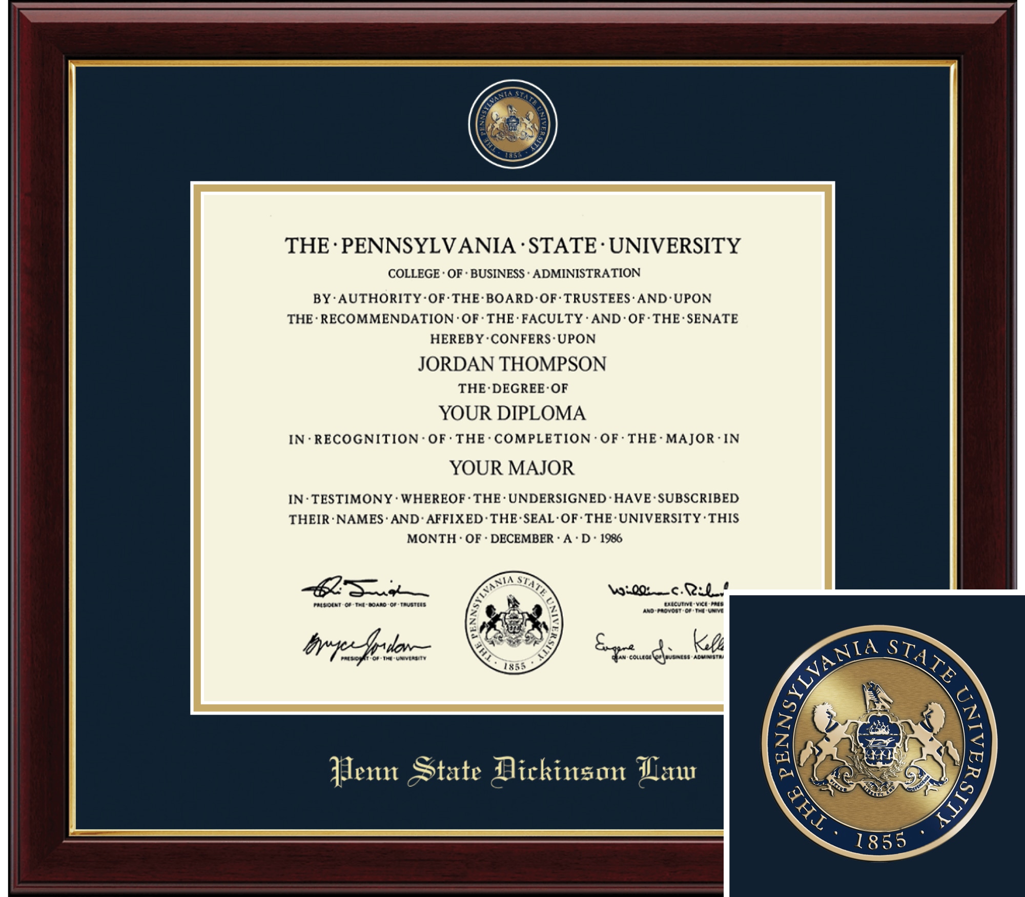 Church Hill Classics Masterpiece Law Diploma Frame