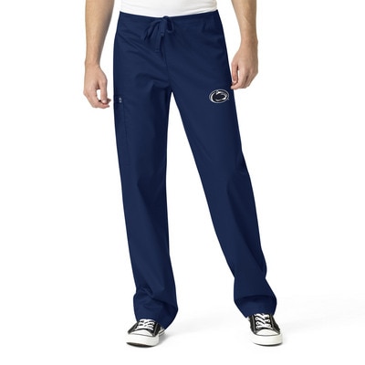 Penn State Custom Decorated WonderWink WWK Unisex Drawstring Cargo Scrub Pant, 500