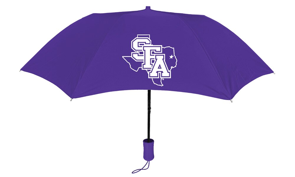 "The Victory" Solid Emblematic Umbrella Automatic Folding 42" Coverage