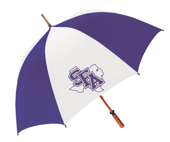 Stephen F. Austin Lumberjacks "The Eagle" Sporty Wood Shaft Golf Umbrella 62"
