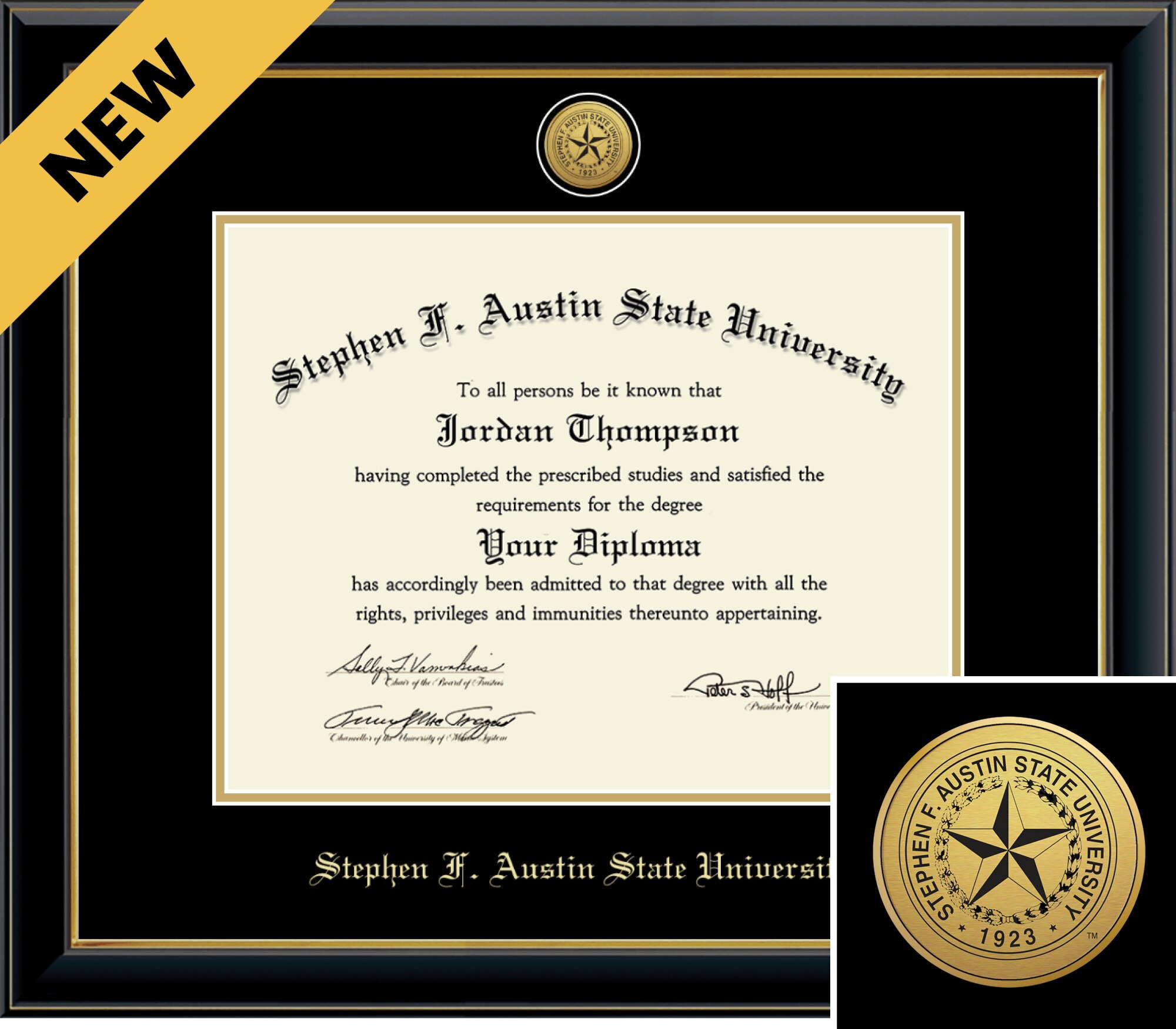 Church Hill Classics Onyx 11x14 Black Diploma Frame