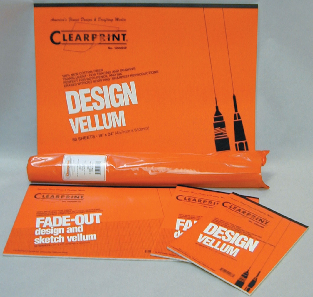 Clearprint Design and Sketch Pad, Unprinted, 8.5" x 11"