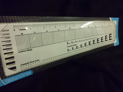 C-Thru 12" Graphic Arts Ruler