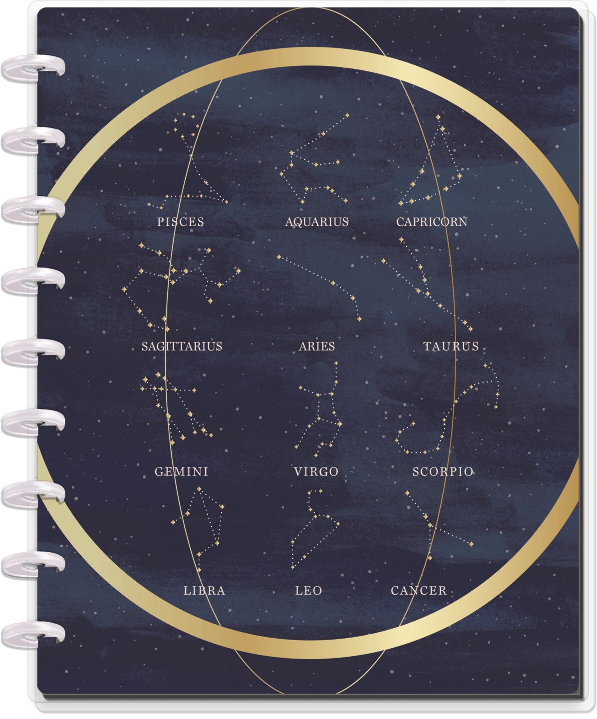 Zodiac Signs (Boho Stargazer) Happy Planner Notebook