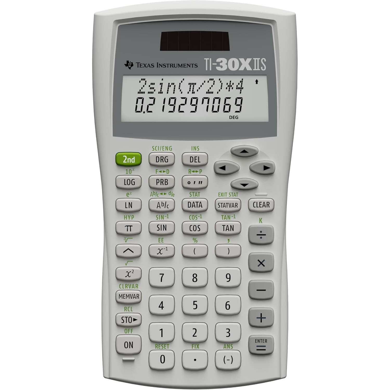 TI 30XIIS Scientific Calculator 1Pk BP White