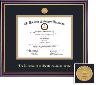 Framing Success 8.5 x 11 Windsor Gold Medallion Bachelors, Masters, PhD Diploma Frame