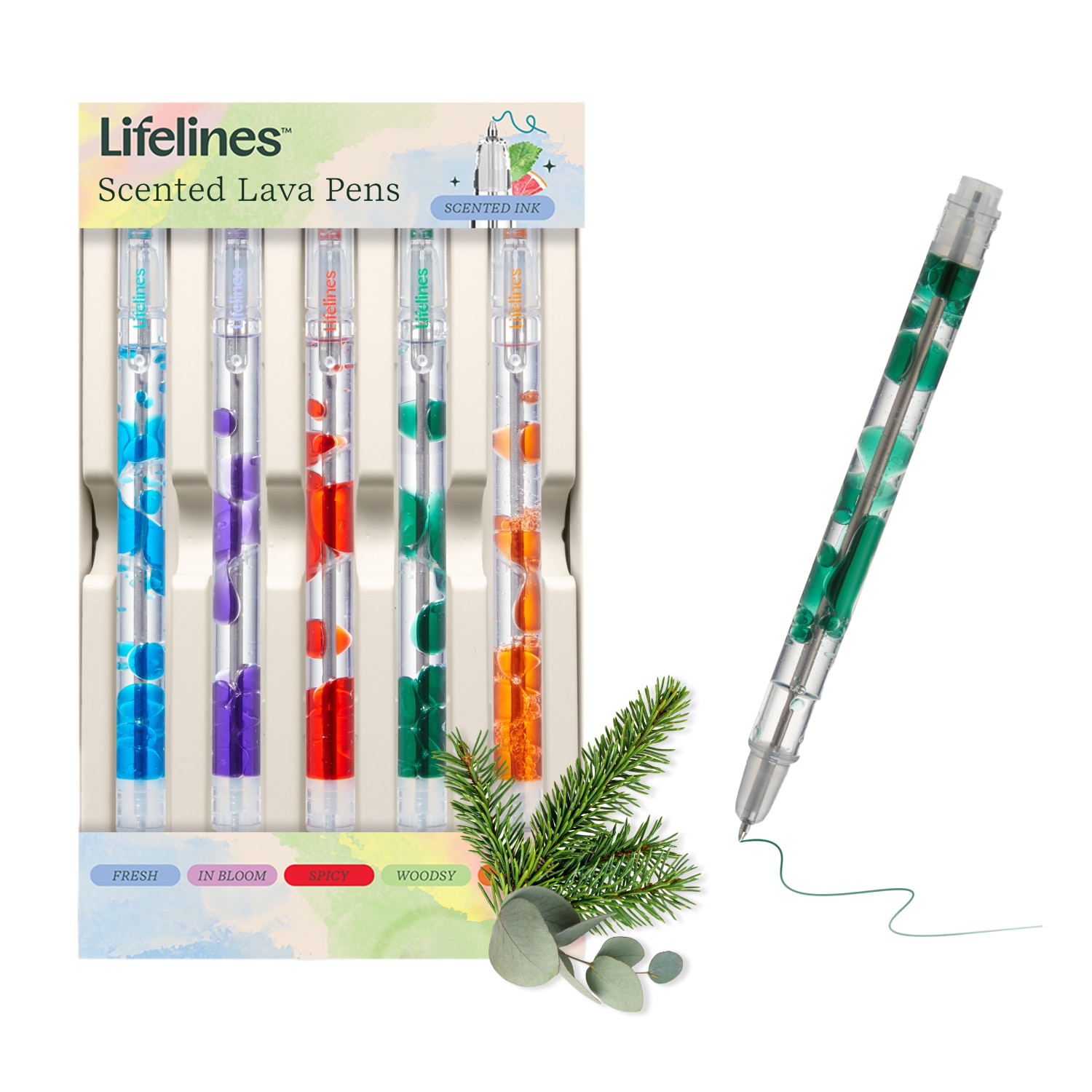 Lifelines Scented Lava Pen Set- 5 Pack