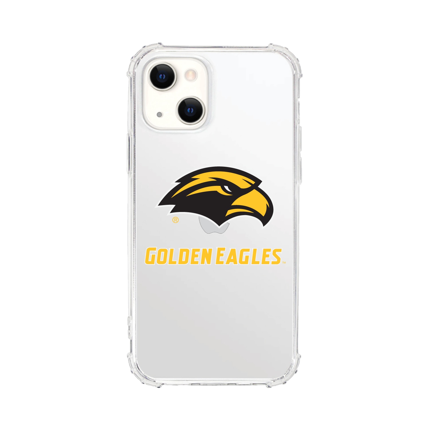 University of Southern Mississippi- Clear Tough Edge Phone Case, Classic - iPhone 15