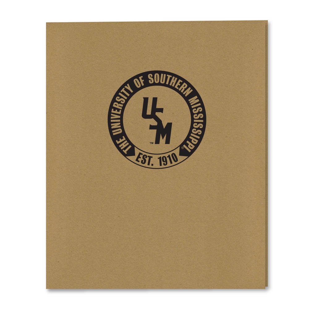 Recycled Emblematic Kraft 2 Pocket Folder, Classic