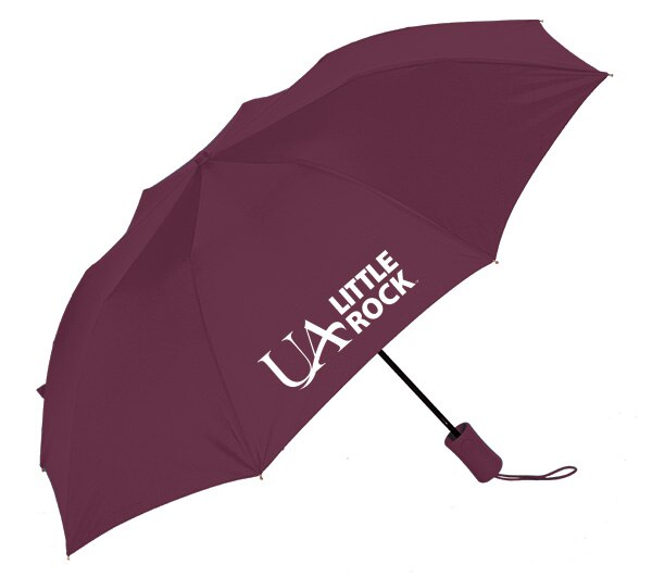 "The Victory" Solid Emblematic Umbrella Automatic Folding 42" Coverage