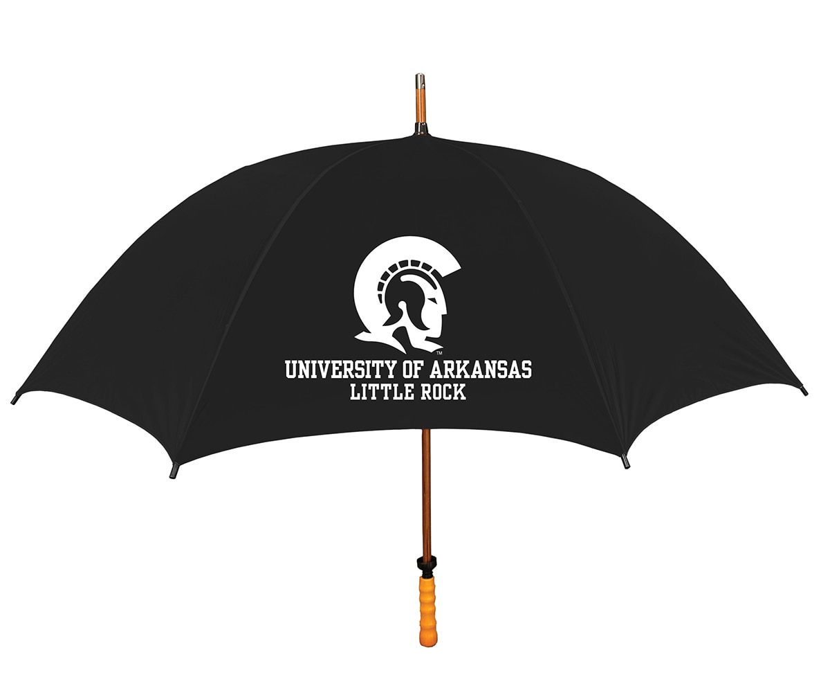 Arkansas Little Rock Trojans 7100 EMB 62" WOOD SHAFT UMB SOLID 2T 1C