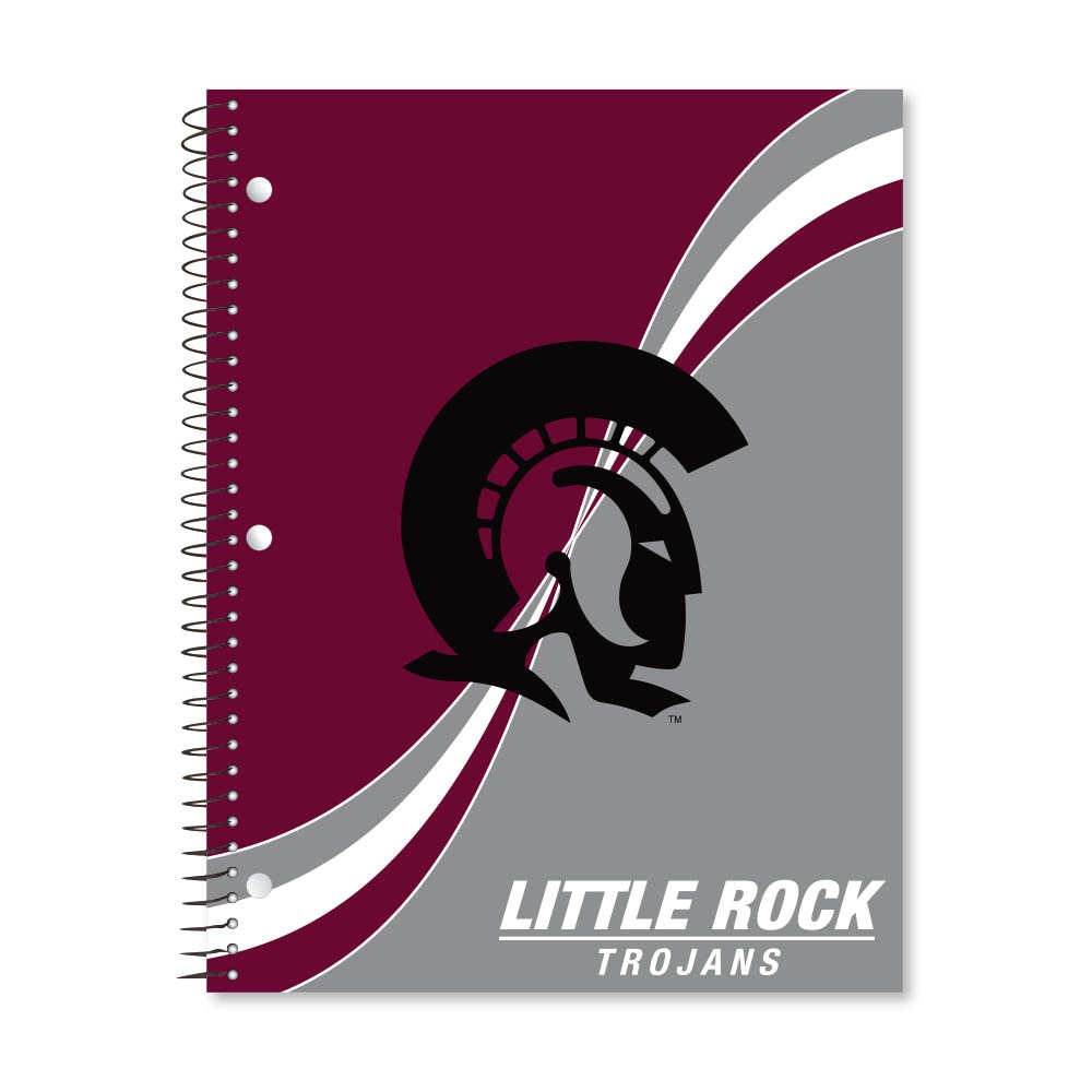 Digi Curve Divide 1 Subject 11"x8.5" 70 Count College Ruled Spiral Notebook