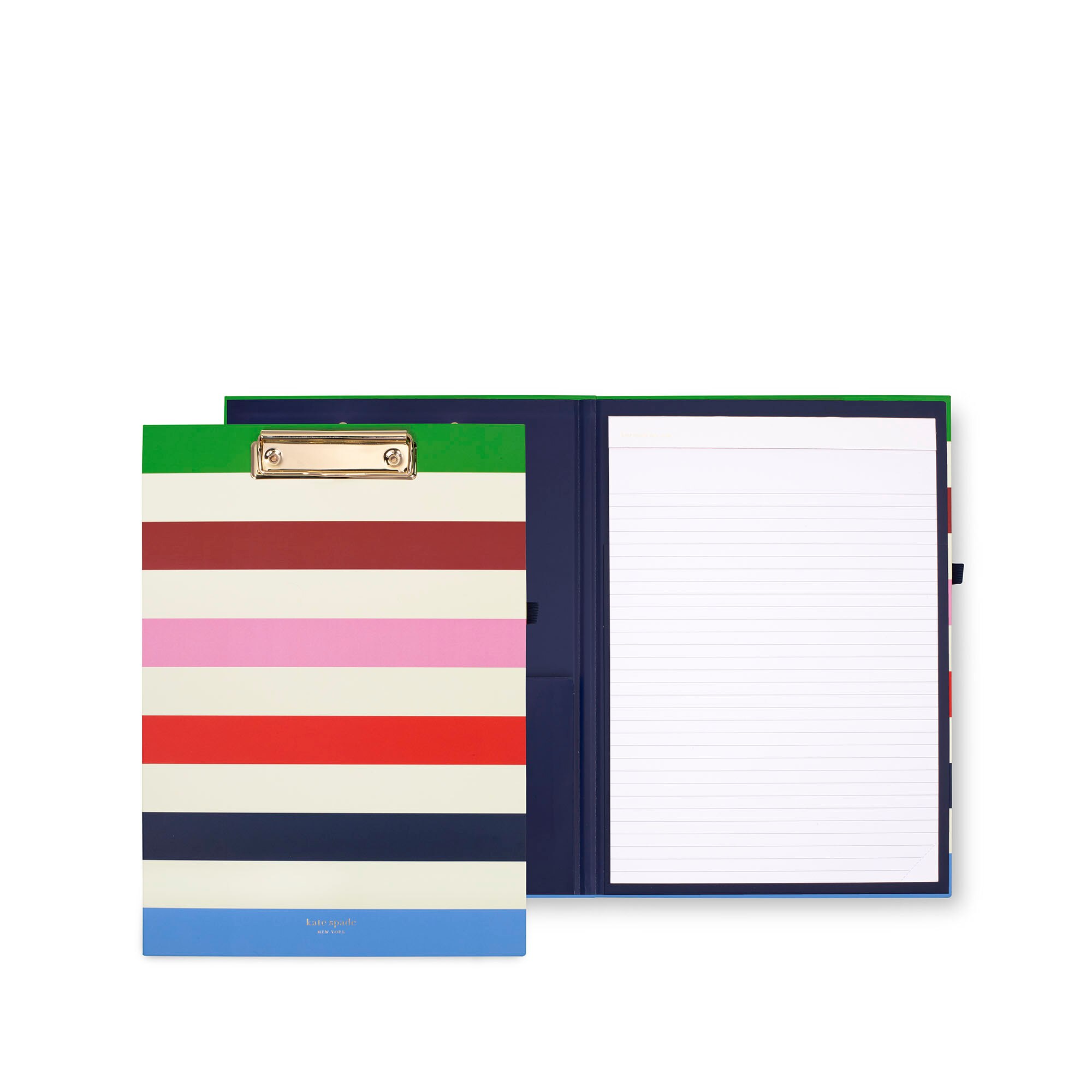 Kate Spade New York Clipboard Folio Adventure Stripe