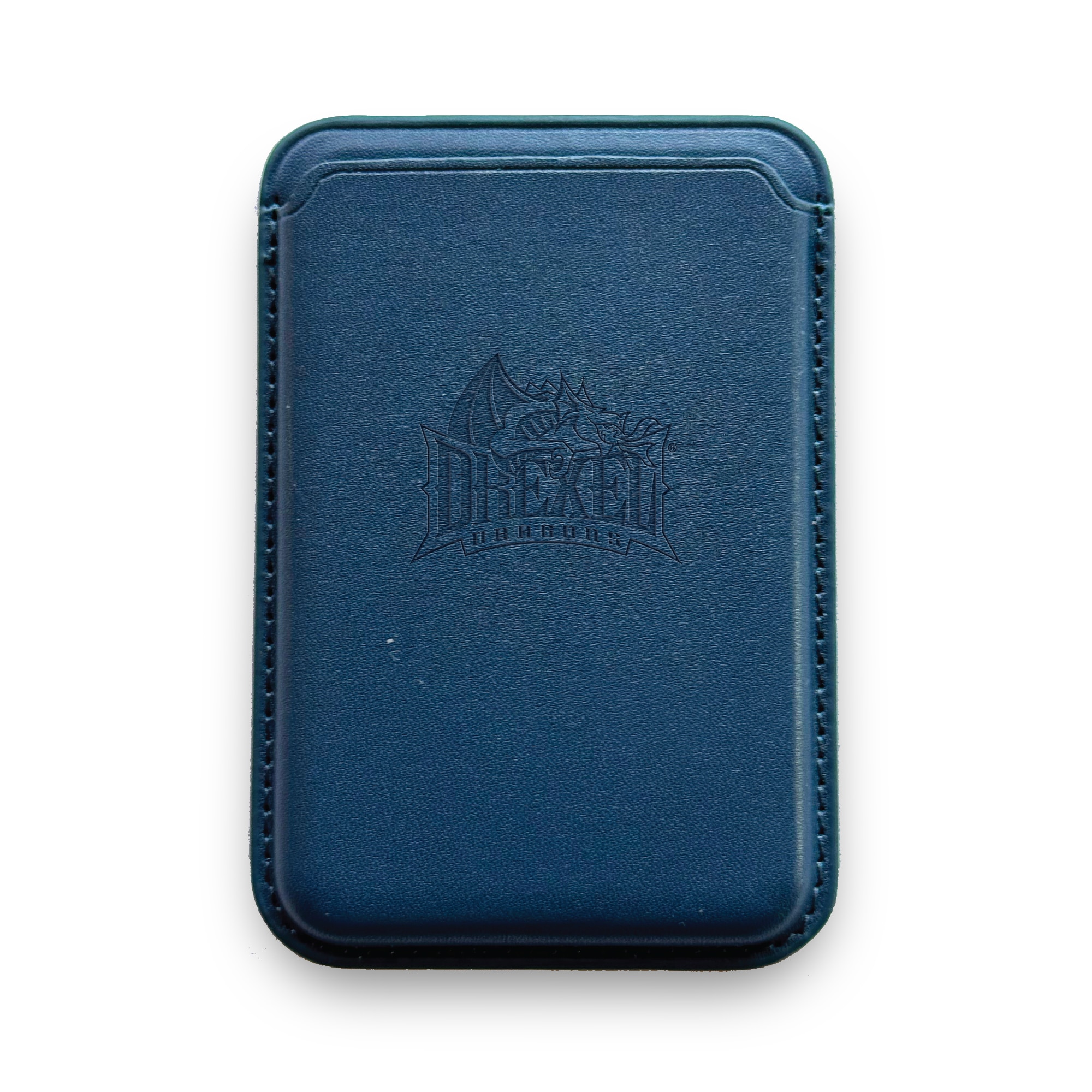 Monaco Leather Cellphone ID wallet with MagSafe Navy