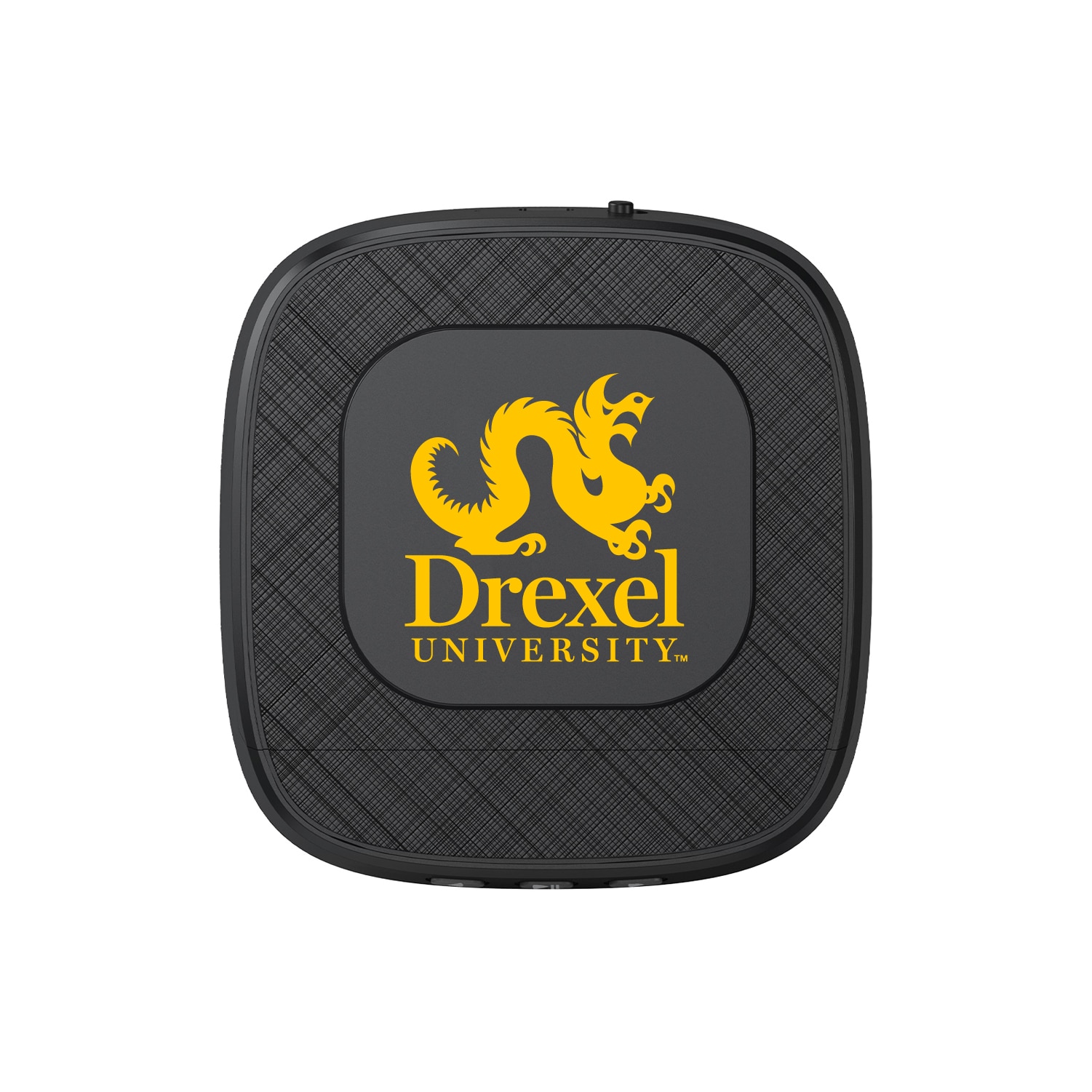 Drexel University Portable Speaker with Phone Charger, Black, Classic