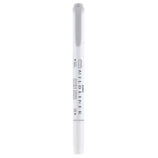 Zebra Mildliner Double Ended FineMedium Highlighter Smoke Blue