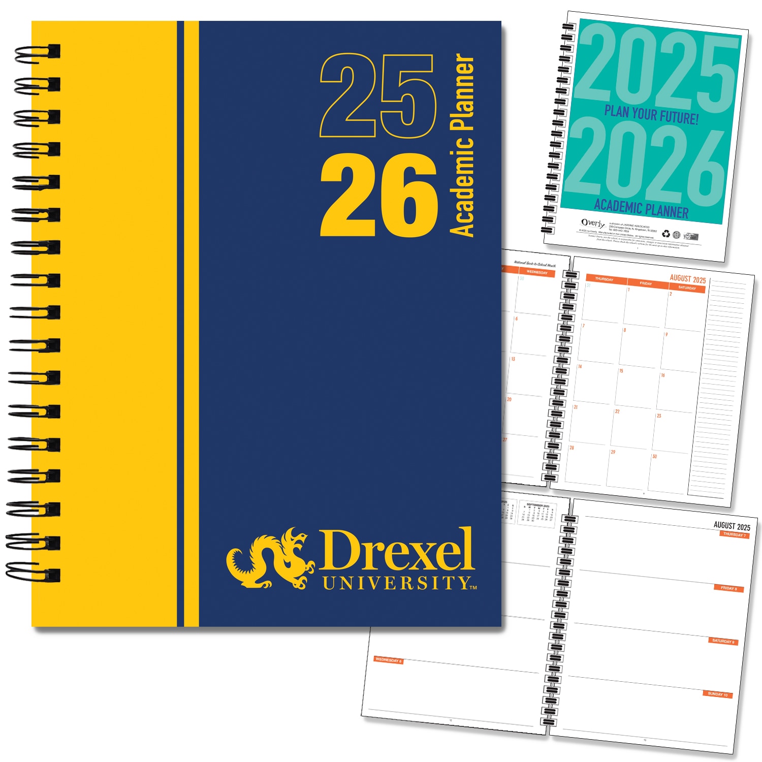 Traditional Primary Mark Hard Cover Imprinted Planner 25-26 AY 7x9