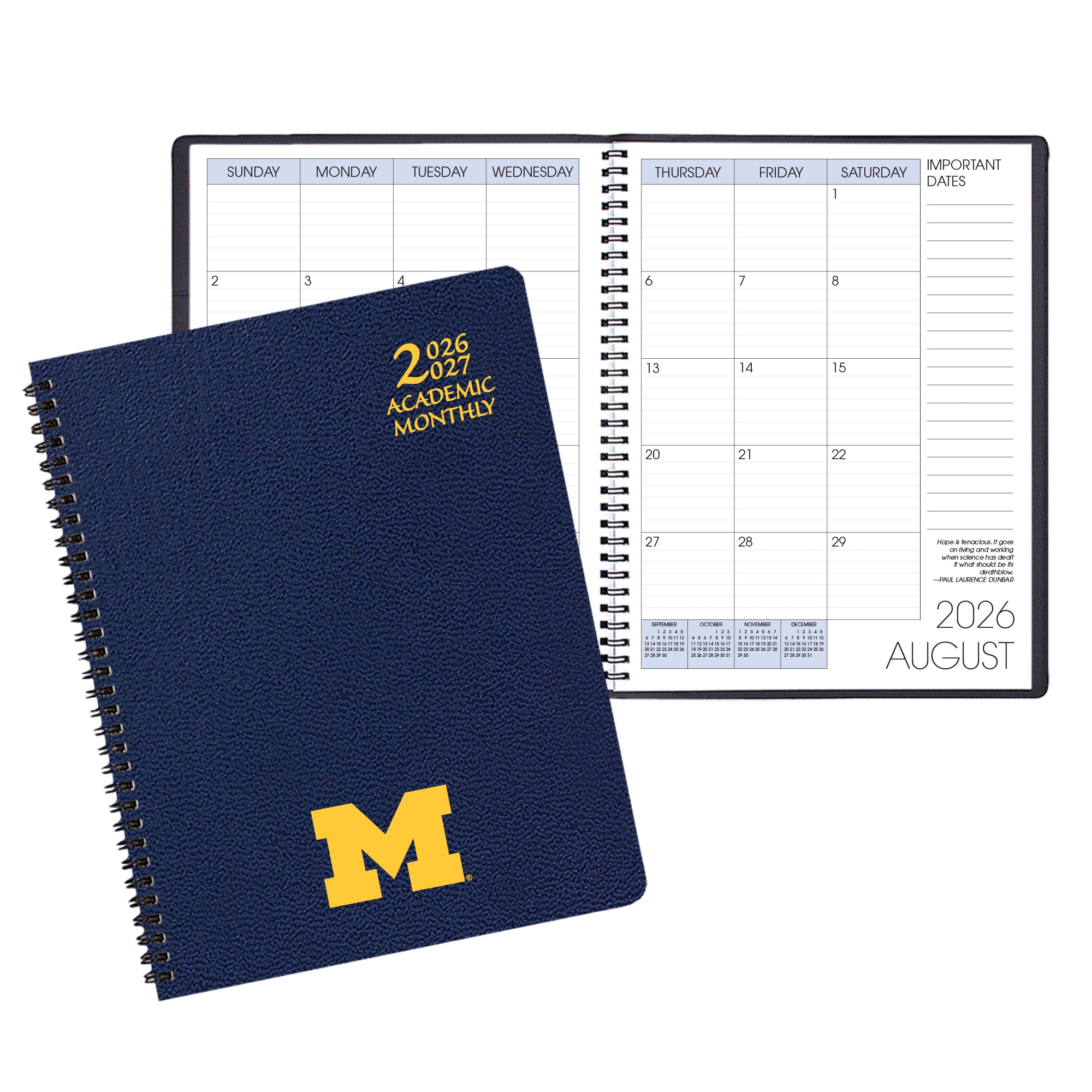 Payne '26-'27 Imprinted Academic Monthly Planner
