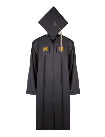 U OF MICH DEARBORN OH GREENWEAVER BACHELOR REGALIA SET