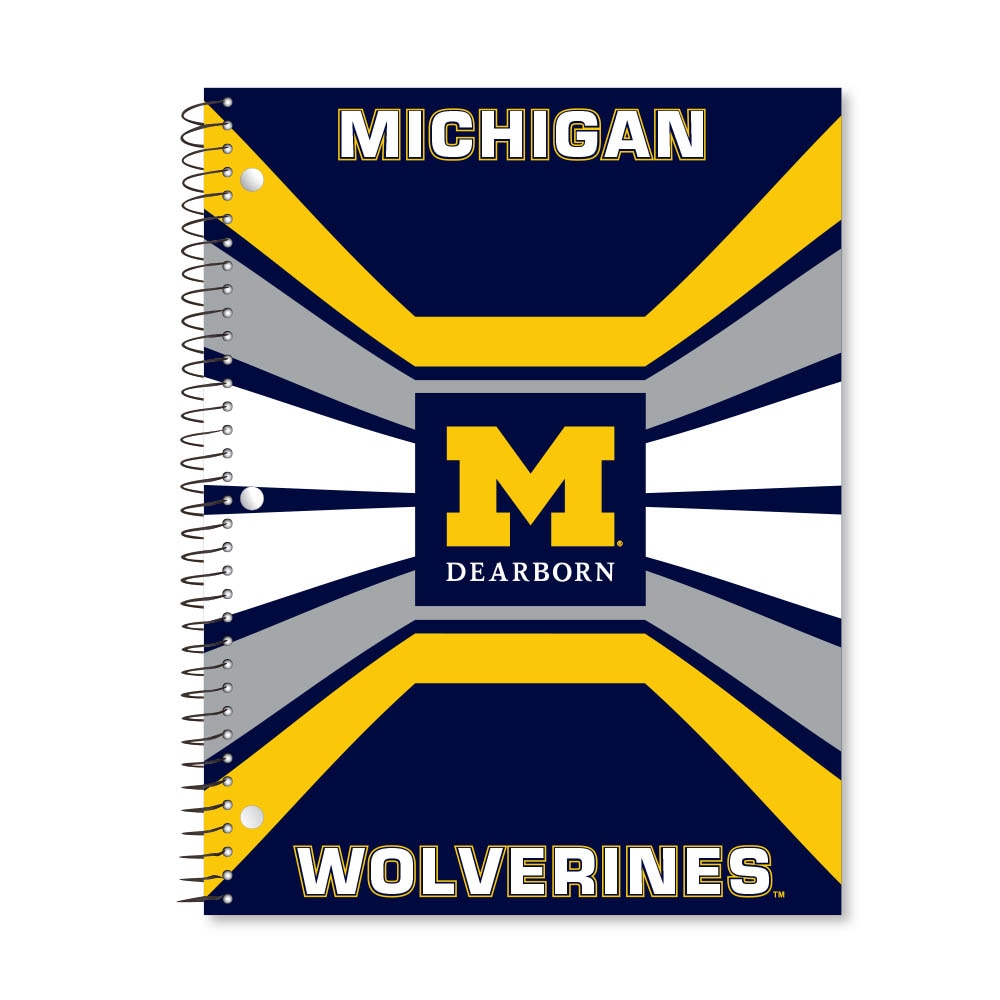 Digi Color Warp 1 Subject 11"x8.5" 70 Count College Ruled Spiral Notebook