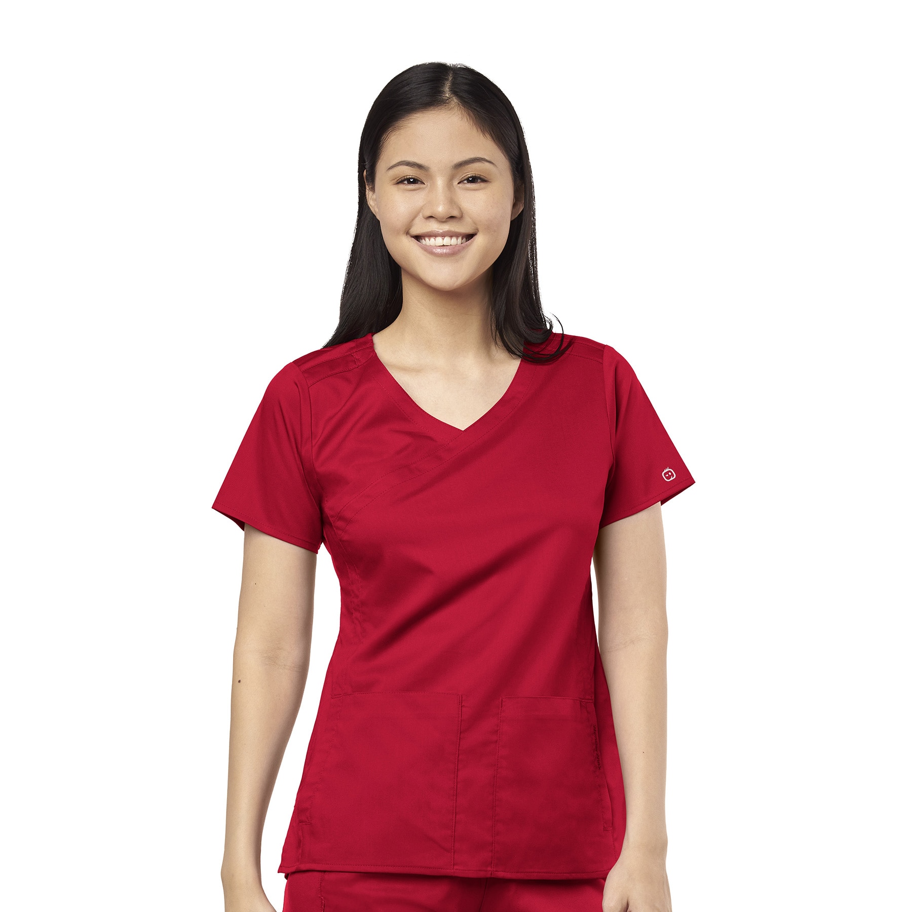 WW Pro Women's 4 Pocket V-Neck Top, 6319