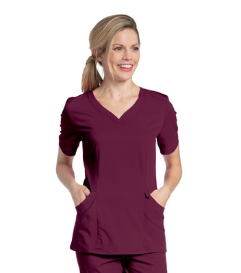 Urbane Ultimate Women's Sweetheart Neck Scrub Top